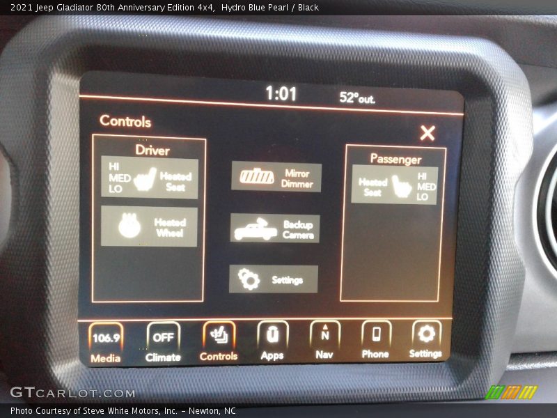 Hydro Blue Pearl / Black 2021 Jeep Gladiator 80th Anniversary Edition 4x4