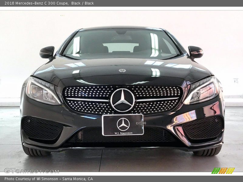 Black / Black 2018 Mercedes-Benz C 300 Coupe