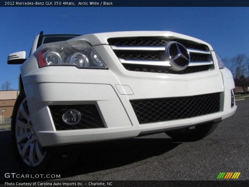 Arctic White / Black 2012 Mercedes-Benz GLK 350 4Matic