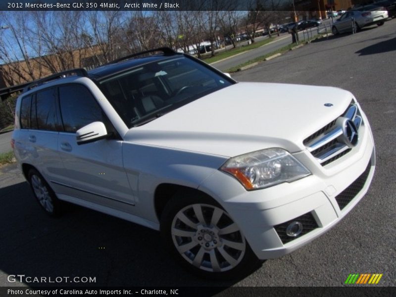 Arctic White / Black 2012 Mercedes-Benz GLK 350 4Matic