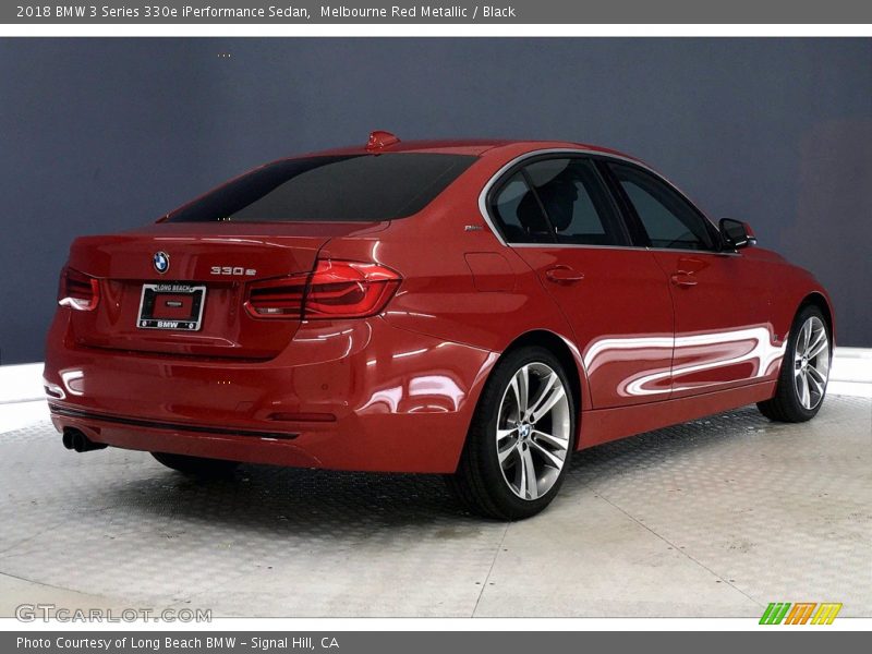 Melbourne Red Metallic / Black 2018 BMW 3 Series 330e iPerformance Sedan