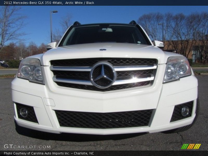 Arctic White / Black 2012 Mercedes-Benz GLK 350 4Matic