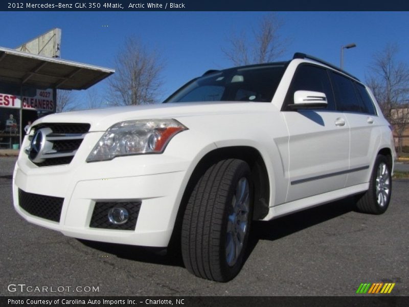 Arctic White / Black 2012 Mercedes-Benz GLK 350 4Matic