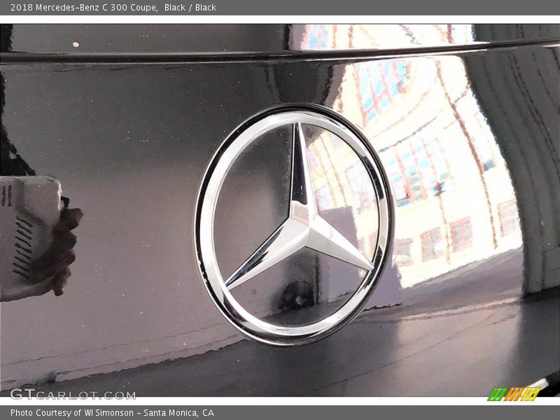 Black / Black 2018 Mercedes-Benz C 300 Coupe