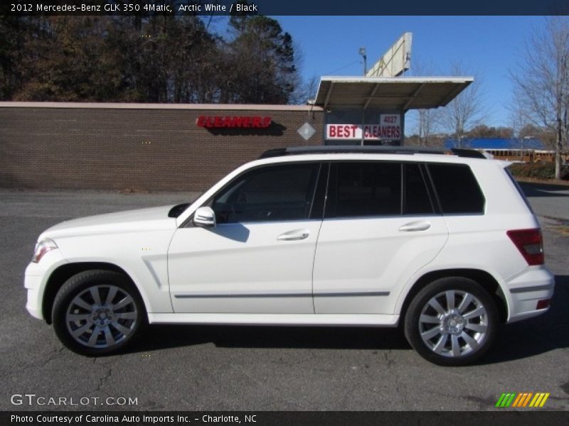 Arctic White / Black 2012 Mercedes-Benz GLK 350 4Matic