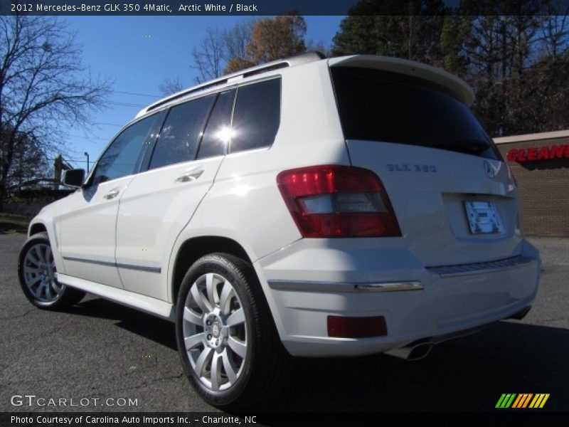Arctic White / Black 2012 Mercedes-Benz GLK 350 4Matic