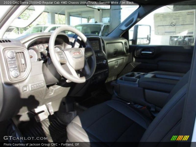 Summit White / Jet Black 2020 GMC Sierra 2500HD Regular Cab 4WD Chassis Utility Truck