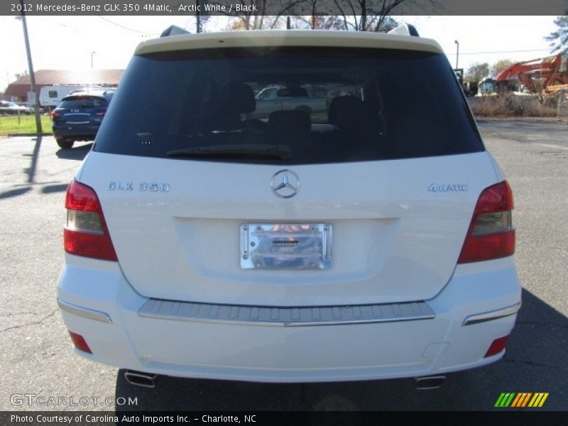 Arctic White / Black 2012 Mercedes-Benz GLK 350 4Matic