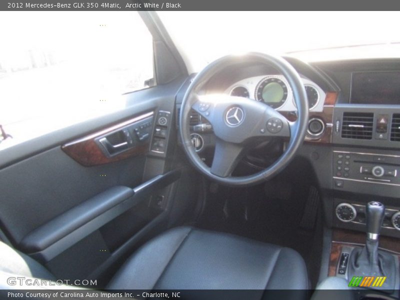 Arctic White / Black 2012 Mercedes-Benz GLK 350 4Matic