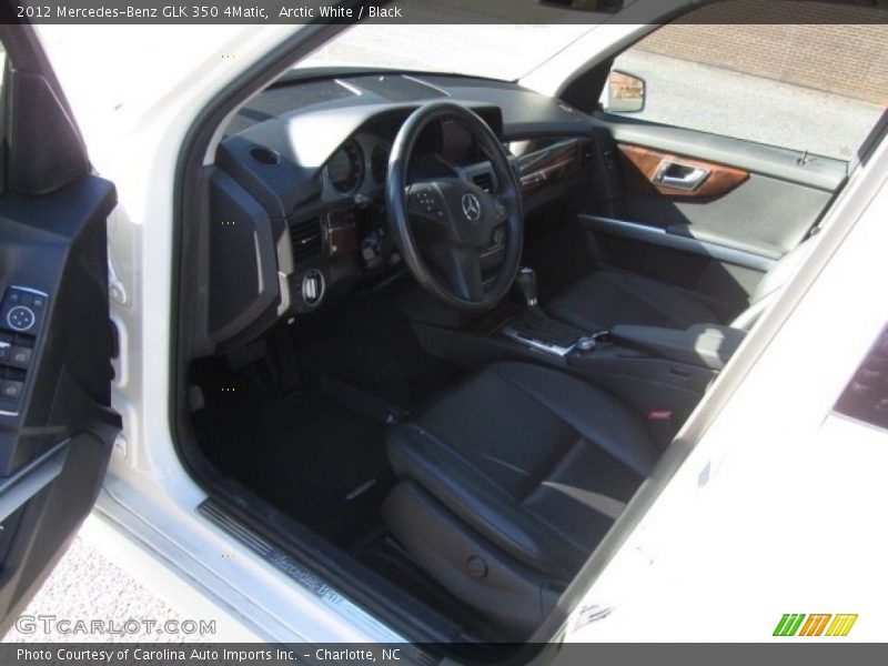 Arctic White / Black 2012 Mercedes-Benz GLK 350 4Matic