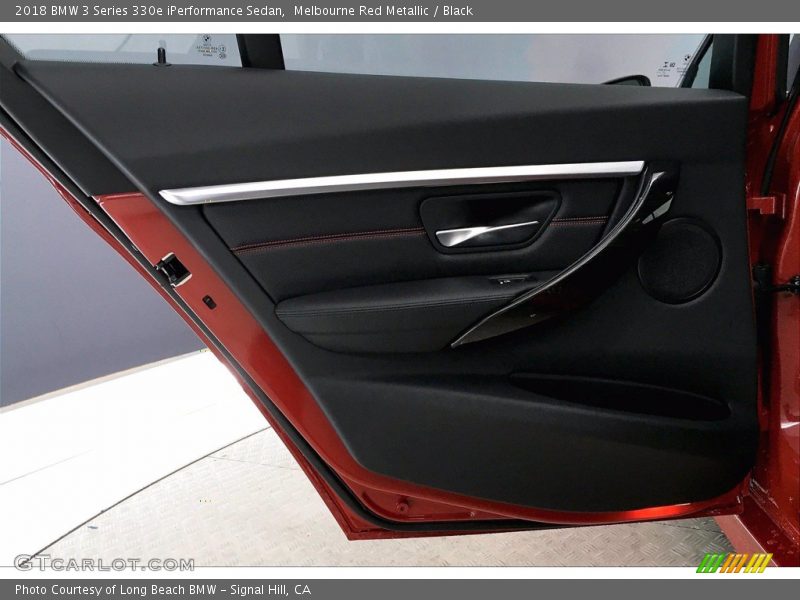 Melbourne Red Metallic / Black 2018 BMW 3 Series 330e iPerformance Sedan