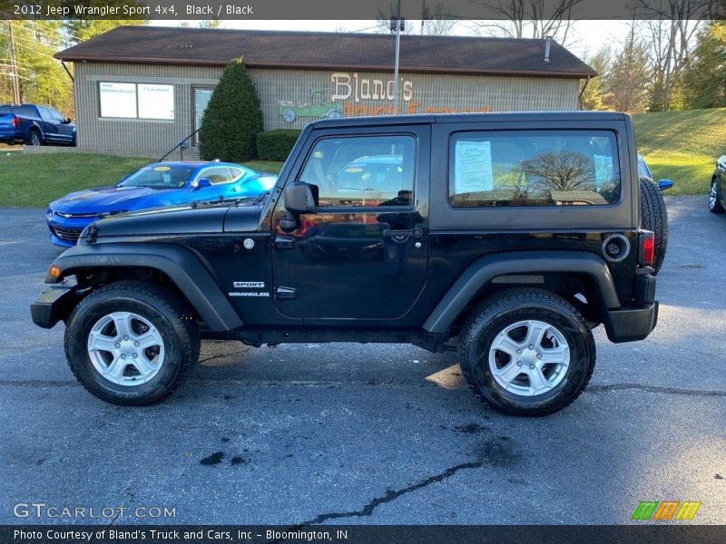 Black / Black 2012 Jeep Wrangler Sport 4x4