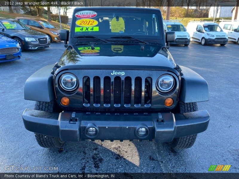 Black / Black 2012 Jeep Wrangler Sport 4x4
