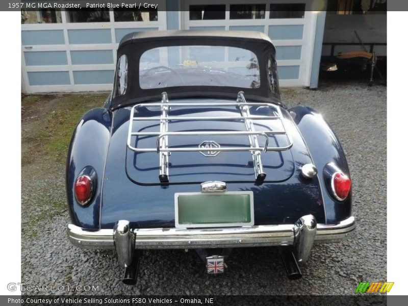 Patriot Blue Pearl / Grey 1957 MG MGA Roadster