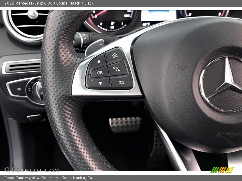 Black / Black 2018 Mercedes-Benz C 300 Coupe