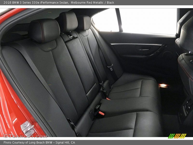 Melbourne Red Metallic / Black 2018 BMW 3 Series 330e iPerformance Sedan