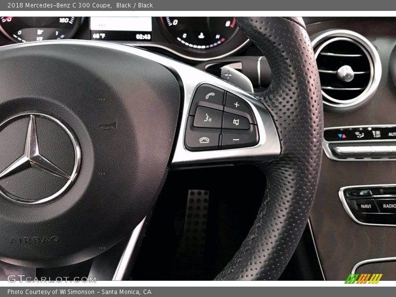 Black / Black 2018 Mercedes-Benz C 300 Coupe