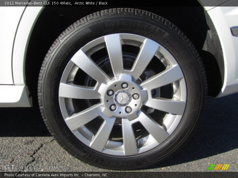 Arctic White / Black 2012 Mercedes-Benz GLK 350 4Matic