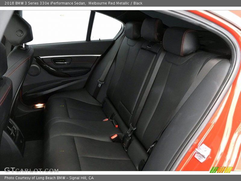 Melbourne Red Metallic / Black 2018 BMW 3 Series 330e iPerformance Sedan