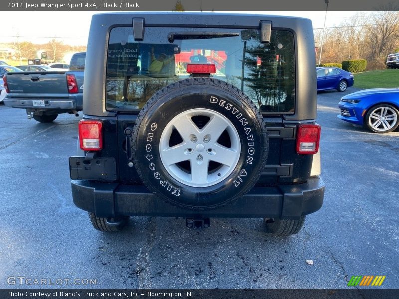 Black / Black 2012 Jeep Wrangler Sport 4x4