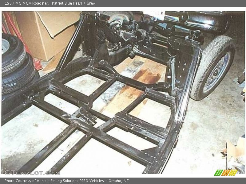 Undercarriage of 1957 MGA Roadster