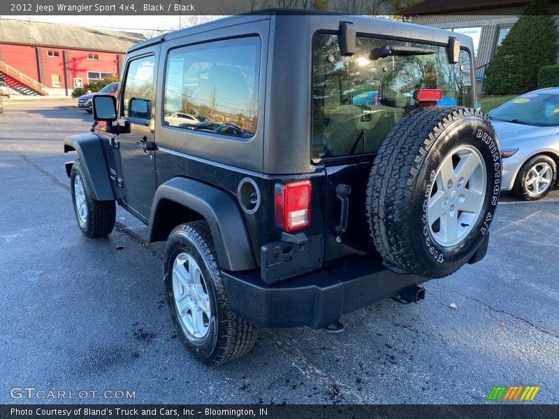 Black / Black 2012 Jeep Wrangler Sport 4x4