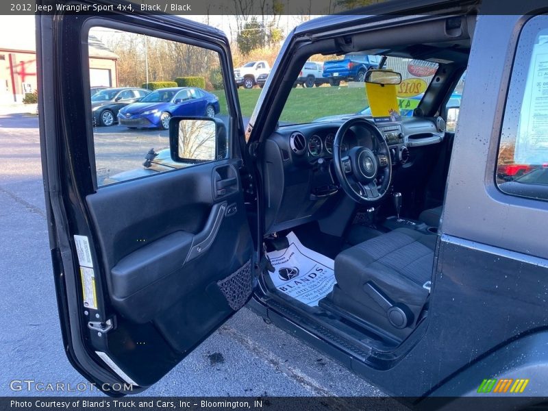 Black / Black 2012 Jeep Wrangler Sport 4x4