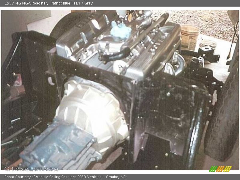 Undercarriage of 1957 MGA Roadster