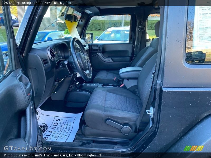 Black / Black 2012 Jeep Wrangler Sport 4x4