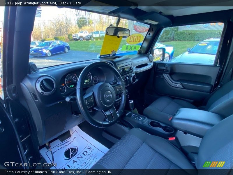 Black / Black 2012 Jeep Wrangler Sport 4x4