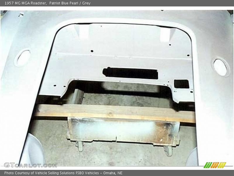 Undercarriage of 1957 MGA Roadster