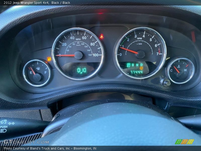 Black / Black 2012 Jeep Wrangler Sport 4x4