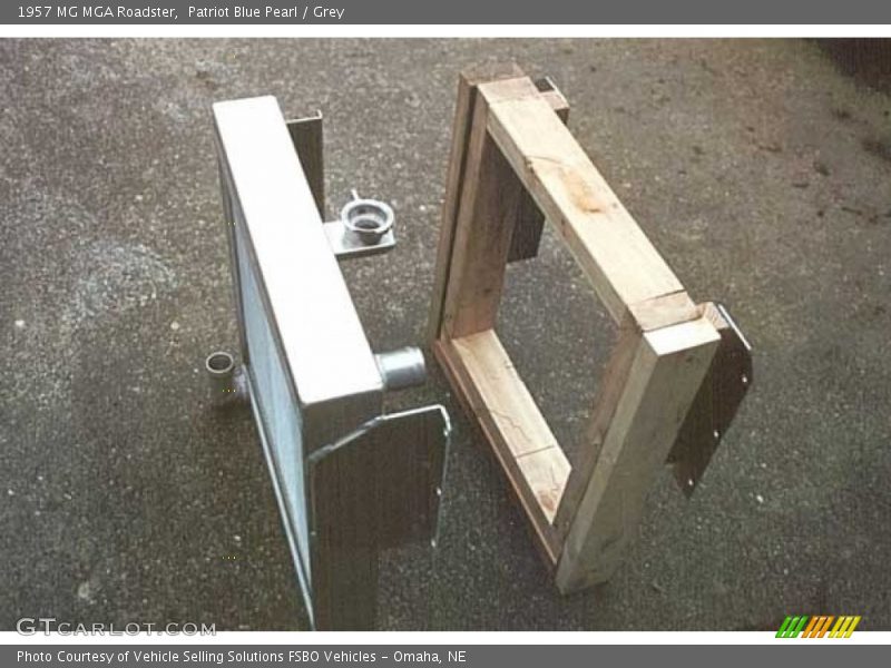 Patriot Blue Pearl / Grey 1957 MG MGA Roadster