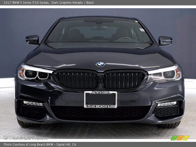 Dark Graphite Metallic / Black 2017 BMW 5 Series 530i Sedan