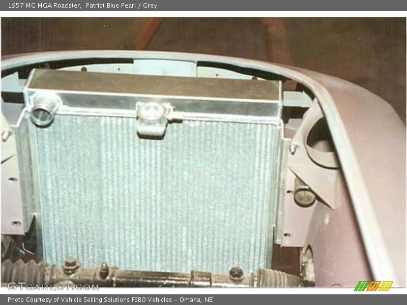 Patriot Blue Pearl / Grey 1957 MG MGA Roadster