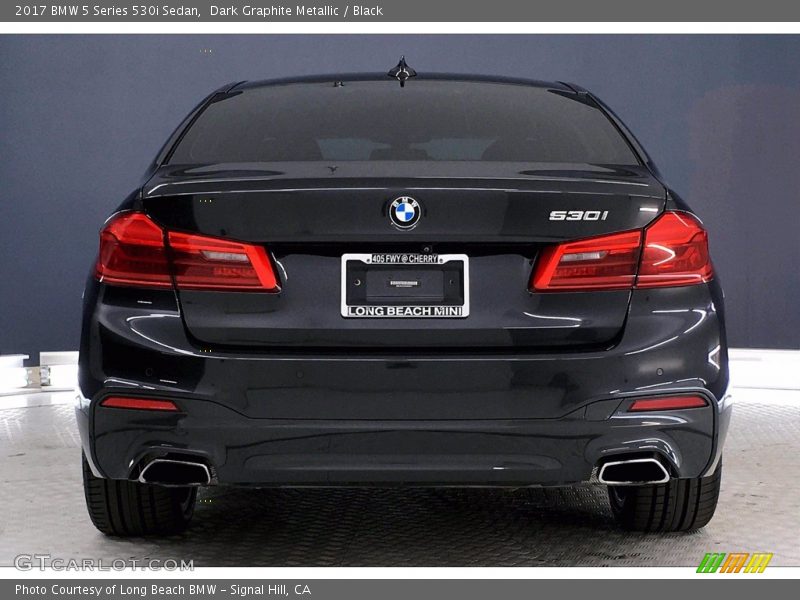 Dark Graphite Metallic / Black 2017 BMW 5 Series 530i Sedan