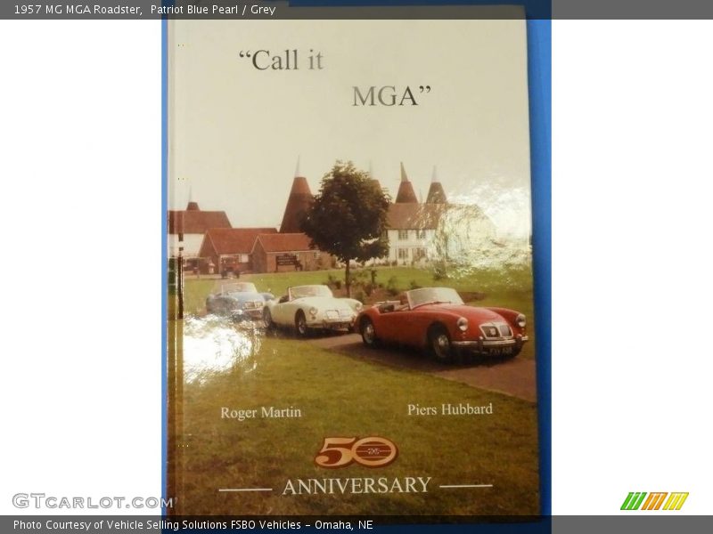 Patriot Blue Pearl / Grey 1957 MG MGA Roadster
