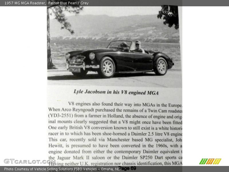 Books/Manuals of 1957 MGA Roadster
