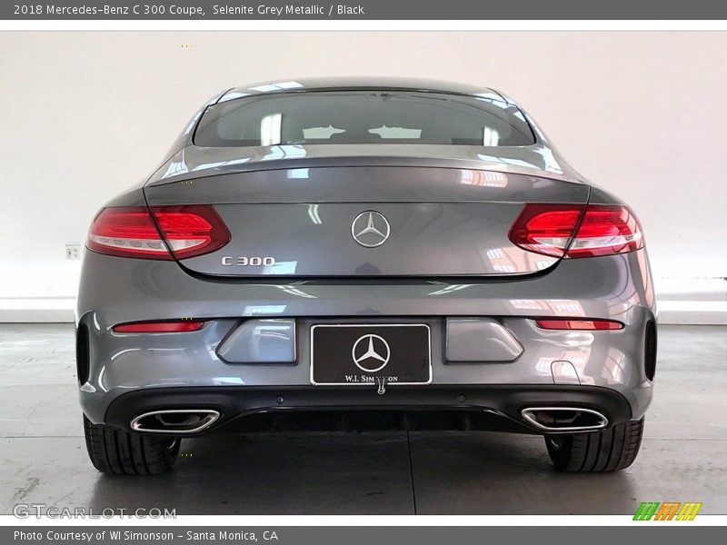 Selenite Grey Metallic / Black 2018 Mercedes-Benz C 300 Coupe