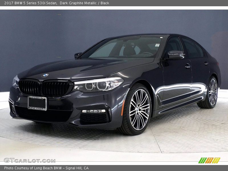 Dark Graphite Metallic / Black 2017 BMW 5 Series 530i Sedan