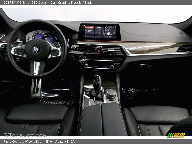 Dark Graphite Metallic / Black 2017 BMW 5 Series 530i Sedan