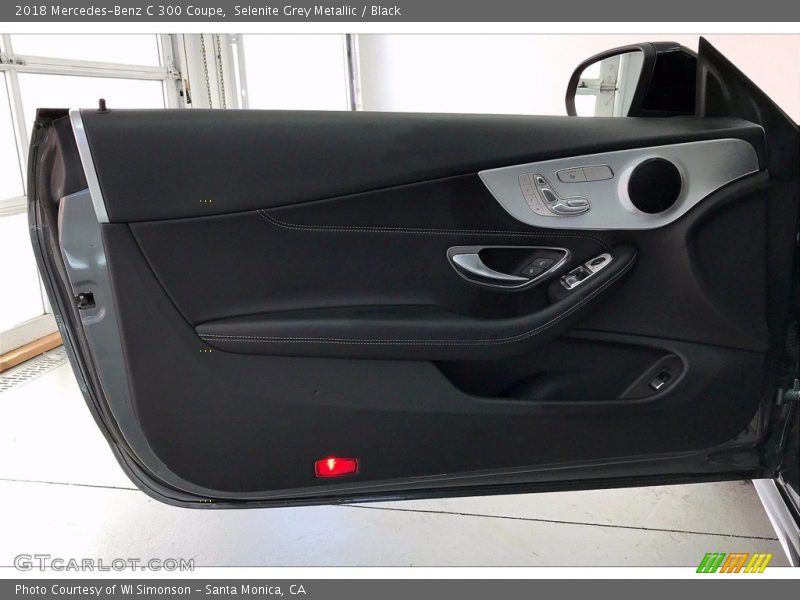 Selenite Grey Metallic / Black 2018 Mercedes-Benz C 300 Coupe