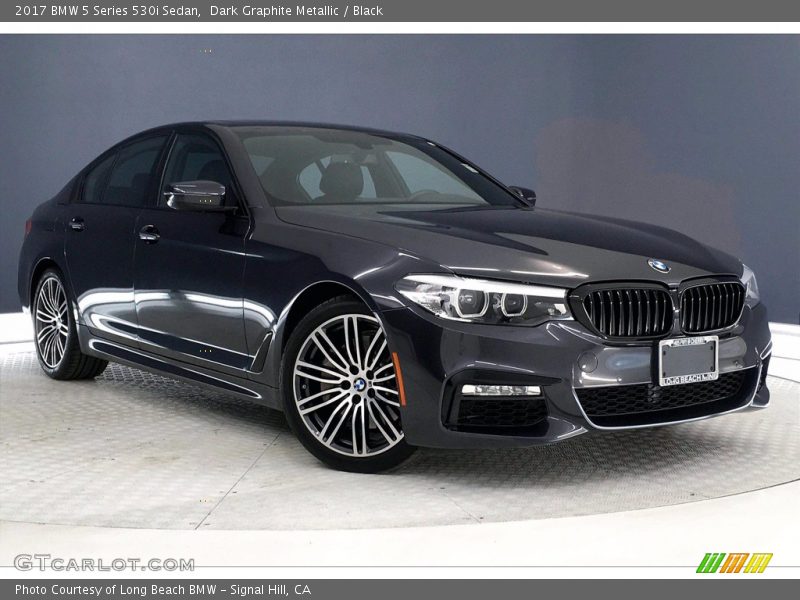 Dark Graphite Metallic / Black 2017 BMW 5 Series 530i Sedan
