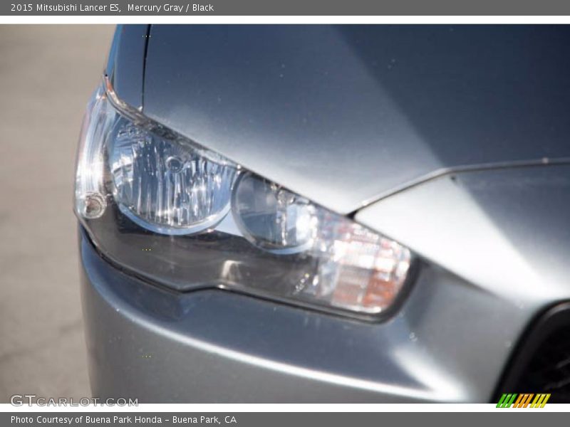 Mercury Gray / Black 2015 Mitsubishi Lancer ES