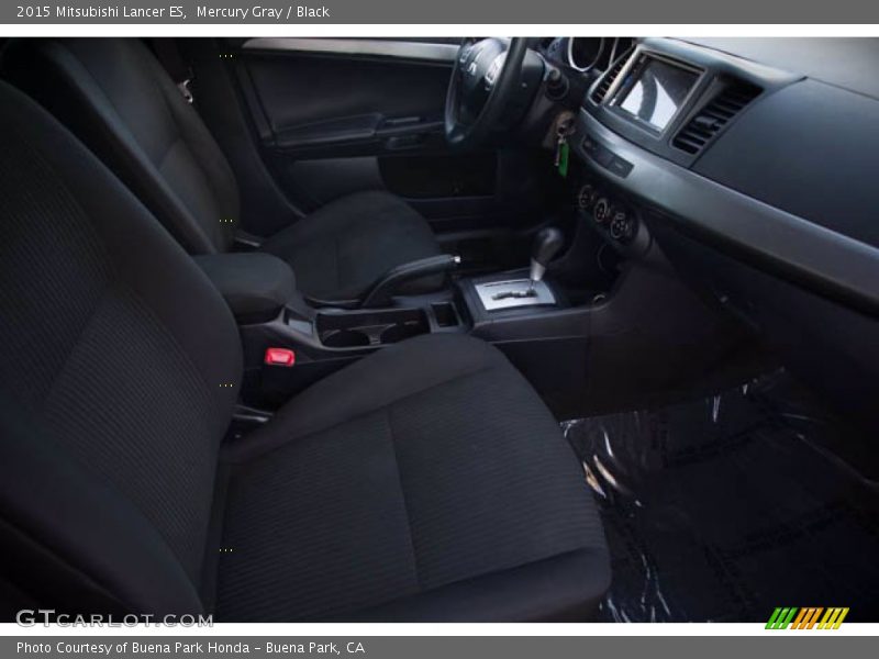 Mercury Gray / Black 2015 Mitsubishi Lancer ES