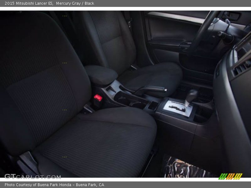 Mercury Gray / Black 2015 Mitsubishi Lancer ES