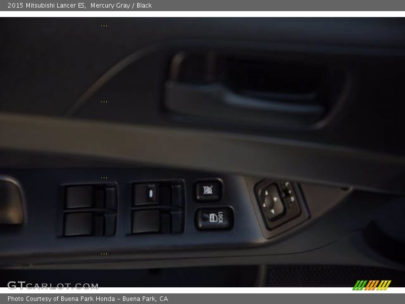 Mercury Gray / Black 2015 Mitsubishi Lancer ES