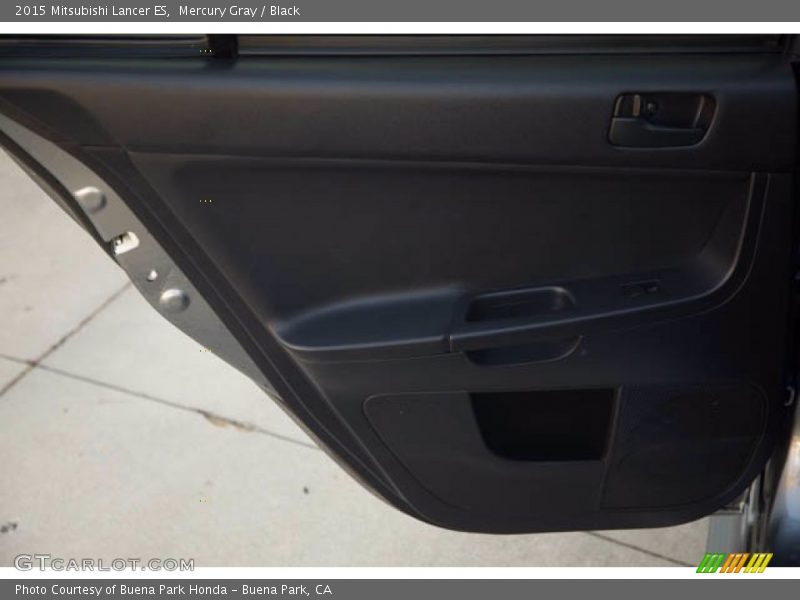 Mercury Gray / Black 2015 Mitsubishi Lancer ES