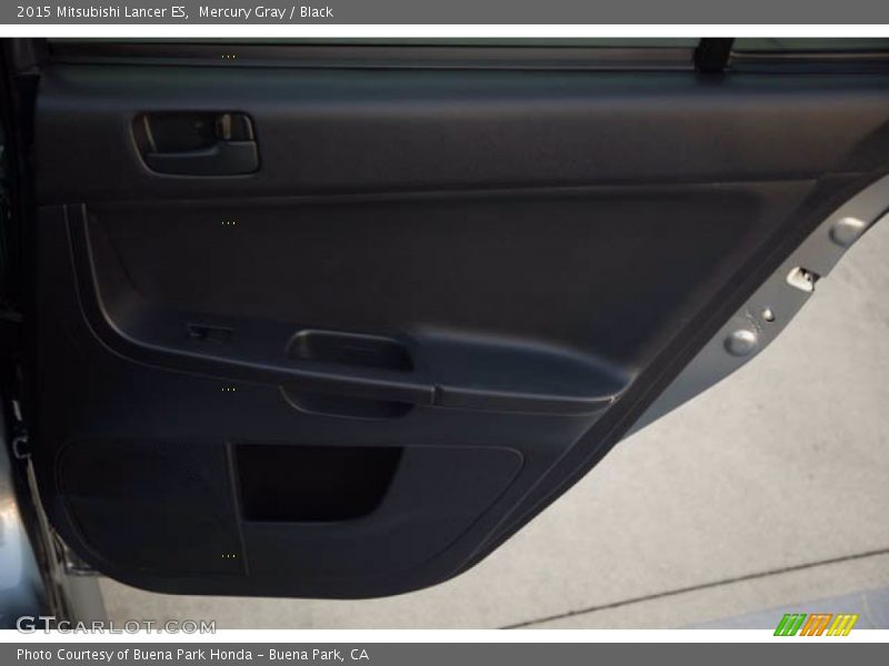 Mercury Gray / Black 2015 Mitsubishi Lancer ES