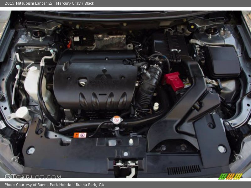 Mercury Gray / Black 2015 Mitsubishi Lancer ES